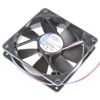 ebm-papst 4400 F Series High Performance Compact Axial Fan 12V DC 3.2W 140m³/h 119mm 25mm 4412-F/2M-504