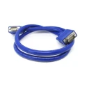 Van Damme High Quality Male VGA to Male VGA Cable 1m Blue 104-400-401