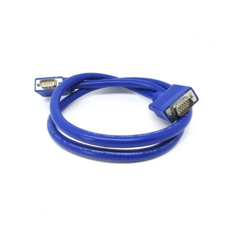 Van Damme High Quality Male VGA to Male VGA Cable 1m Blue 104-400-401