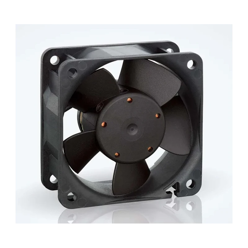 ebm-papst 600 N Series Sleeve Bearing DC Axial Fan 12V DC, 900 mW Power, 23 m³/h Air Flow, IP20, 60 mm x 60 mm x 25 mm IP20