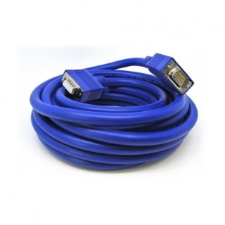 Van Damme Male VGA to Female VGA Cable 10 m Blue 104-226-110