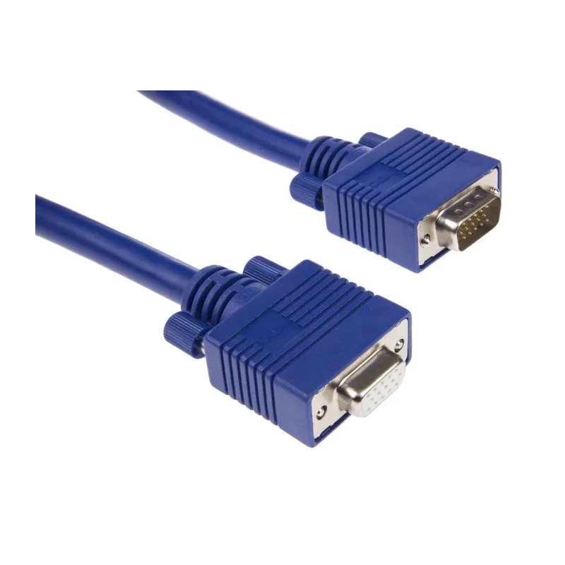 Van Damme Male VGA to Female VGA Cable 10 m Blue 104-226-110