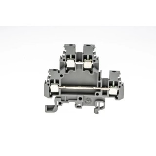Entrelec SNA Series DIN Rail Terminal Block Grey, 2-Level, Screw, 2.5mm² Cable CSA, 630V ac, 24A 1SNA115490R1300