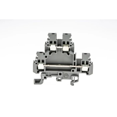 Entrelec SNA Series DIN Rail Terminal Block Grey, 2-Level, Screw, 2.5mm² Cable CSA, 630V ac, 24A 1SNA115490R1300