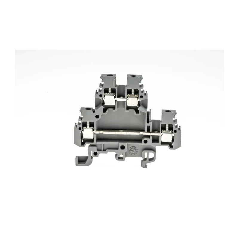 Entrelec SNA Series DIN Rail Terminal Block Grey, 2-Level, Screw, 2.5mm² Cable CSA, 630V ac, 24A 1SNA115490R1300