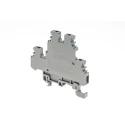 Entrelec SNA Series DIN Rail Terminal Block Grey, 2-Level, Screw, 2.5mm² Cable CSA, 630V ac, 24A 1SNA115490R1300