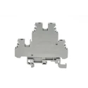 Entrelec SNA Series DIN Rail Terminal Block Grey, 2-Level, Screw, 2.5mm² Cable CSA, 630V ac, 24A 1SNA115490R1300