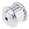 RS PRO Aluminium Timing Belt Pulley 16 mm Belt Width 5 mm Pitch 19 Tooth A1 27T5/19-2