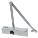 Briton Silver Overhead Adjustable Door Closer , Hold Open, Fire Door Compatible, Maximum Door Width 1.1m 80kg Load 2003V.SES
