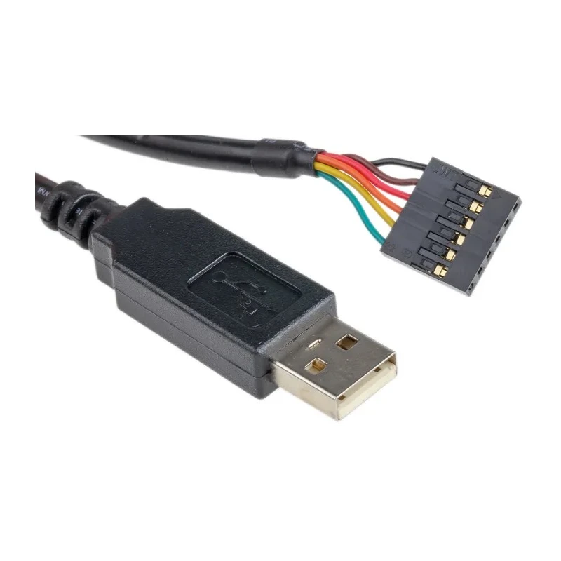 FTDI Chip TTL to USB Serial Converter Cable 1.8m Data Transfer 3Mbps TTL-232R-3V3