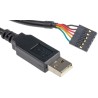 FTDI Chip TTL to USB Serial Converter Cable 1.8m Data Transfer 3Mbps TTL-232R-3V3