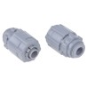 RS PRO Conduit Fitting Grey Polyamide 66 10 mm Nominal Size M12 Thread IP55 Rated 429-662