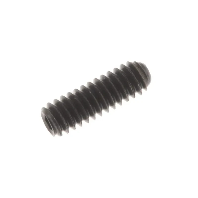 RS PRO Steel M2 x 6 mm Grub Screw Plain Cup Black, Hex Socket, DIN 916 431-971