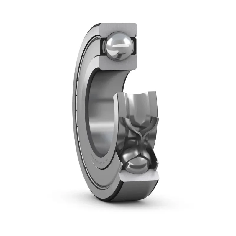 SKF Single Row Deep Groove Ball Bearing 10 mm ID, 26 mm OD, 8 mm Width, Shielded, Steel Balls 6000-2Z