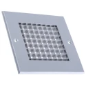 RS PRO Silver Aluminium Grille Eggcrate Slat 125 mm x 125 mm 432-693