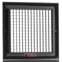 RS PRO Silver Aluminium Grille, Eggcrate Slat, 200mm x 200mm, Flange Width 20mm 432-700