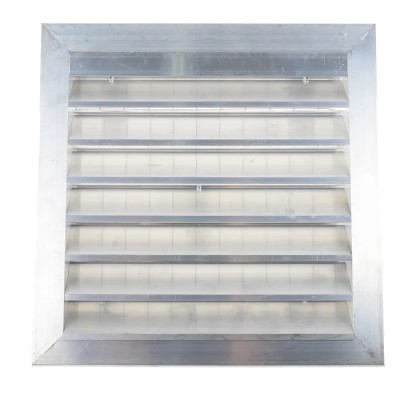 RS PRO Silver Aluminium Louvre Parallel Slat 300 mm, Flange Width 32 mm, Model 432-801