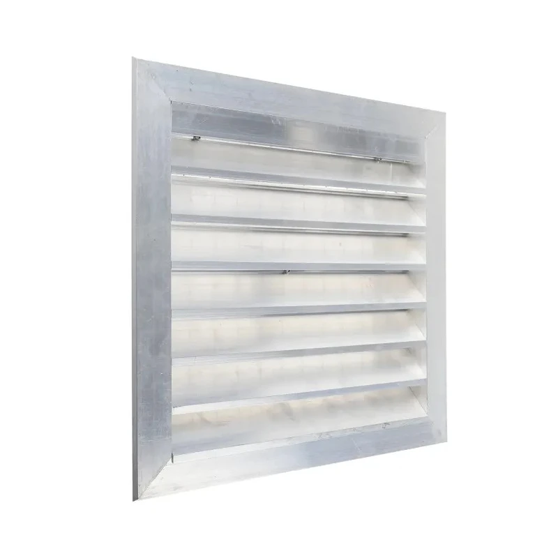 RS PRO Silver Aluminium Louvre Parallel Slat 300 mm, Flange Width 32 mm, Model 432-801