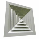RS PRO White Aluminium Vent Grille Square Face Slat 450 mm, 36.2mm 432-851
