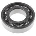 SKF Single Row Deep Groove Ball Bearing, 30 mm ID, 62 mm OD, 16 mm Width, Sheet Metal Cage 6206