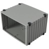 Rose Wavetronic Series Grey Black Aluminium Desktop Enclosure 268mm x 324mm x 193.5mm 077001040