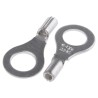 RS PRO Uninsulated Crimp Ring Terminal M6 Stud Size, Red, 22 AWG to 16 AWG Wire Size 433-006
