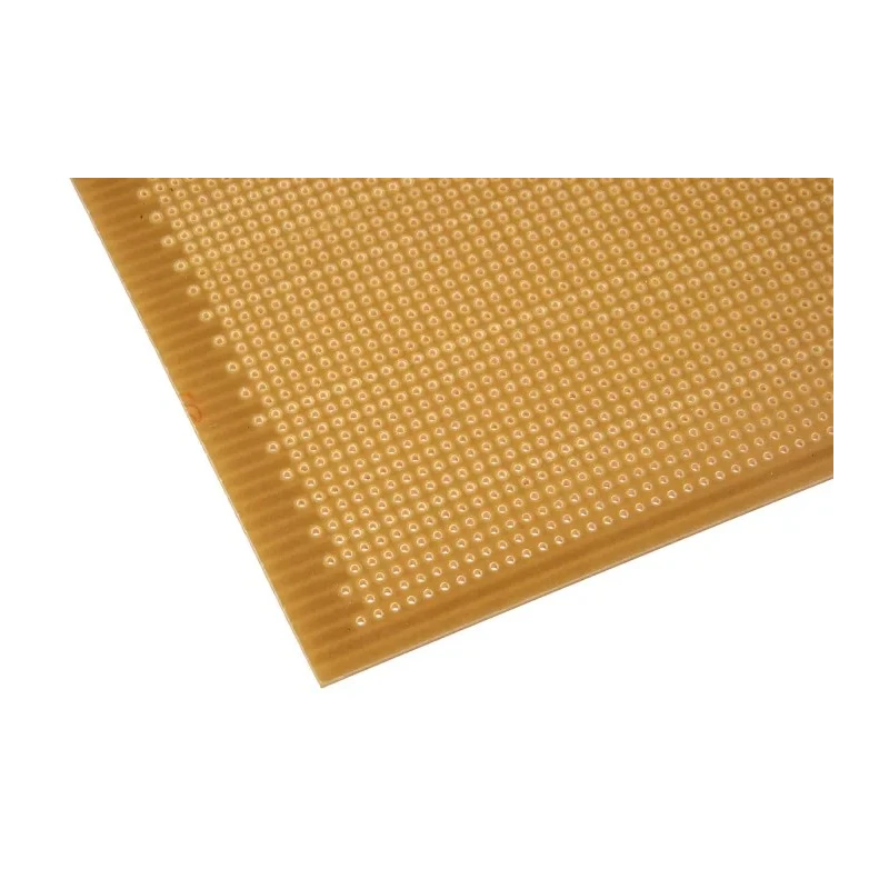 Vero Technologies Stripboard 1 Side 1mm Hole Diameter 2.54mm Pitch FR1 Board Thickness 1.6mm 111.76mm Width 176.53mm 01-2680