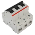 ABB High Performance S800N Miniature Circuit Breaker, 3-Pole, 63A, Type B, 690V AC, 375V DC, 6 kA 2CCS893001R0635 S803N-B63