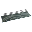 Vero Technologies 64 Way Single-Sided Eurocard Backplane Epoxy Glass Fabric Laminate 84 HP 15.24 mm Pitch 222-29824