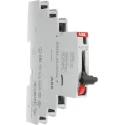 ABB Auxiliary Contact, 2 Contact, 2 NC/2 NO, 6 A AC, 250 V DC, 400 V AC, DIN Rail Mount, S800-AUX