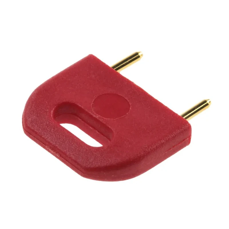HARWIN Shorting Link Straight Male Red Closed Top 2 Way 1 Row 10.16 mm Pitch D3088-99