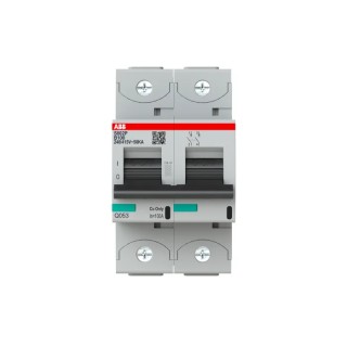 ABB High Performance S800N Miniature Circuit Breaker 2-Pole 100A Type B 690V AC 250V DC 36kA Breaking 2CCG001218R0001