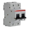 ABB High Performance S800S Miniature Circuit Breaker 2-Pole 63A Type C 690V AC 250V DC 50kA 2CCS862001R0634 S802S-C63