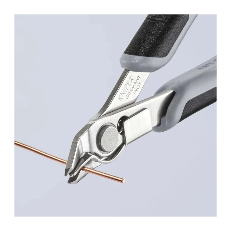 Knipex Super Knips® Flush ESD Safe Side Cutter 125mm Stainless Steel Jaw 1.6mm Cutting Capacity 78 13 125 ESD
