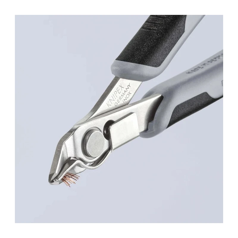 Knipex Super Knips® Flush ESD Safe Side Cutter 125mm Stainless Steel Jaw 1.6mm Cutting Capacity 78 13 125 ESD