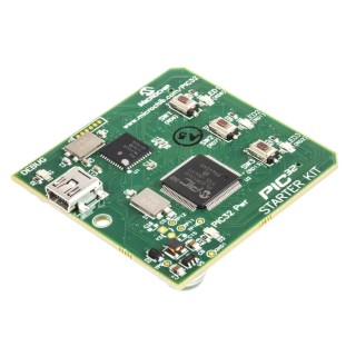Microchip PIC32 MCU Starter Kit with 80MHz Processor, 512K Flash, 32K RAM, USB Interface DM320001