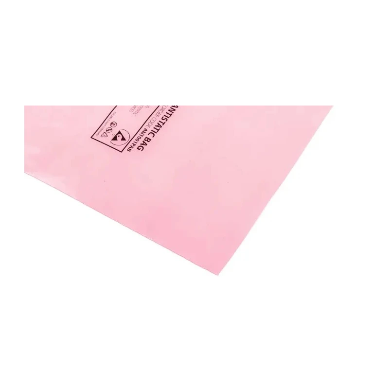 RS PRO Anti-Static Bag Pink Heat Seal 203 mm Width x 152 mm Height 100 Per Pack 287-7874