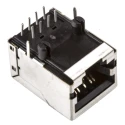 Bel-Stewart SS-71 Series Cat5e Shielded Right Angle Female RJ45 Connector Through Hole 1 Port 8 Way 