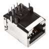 Bel-Stewart SS-71 Series Cat5e Shielded Right Angle Female RJ45 Connector Through Hole 1 Port 8 Way