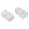 Bel-Stewart RJ45 Modular Jack Connector Male Unshielded Cable Mount Straight 1 Port 8 Way