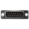 ITT Cannon ORIGINAL D 15 Way Straight Panel Mount D-Sub Connector Male 780V 5A 121073-2291 D