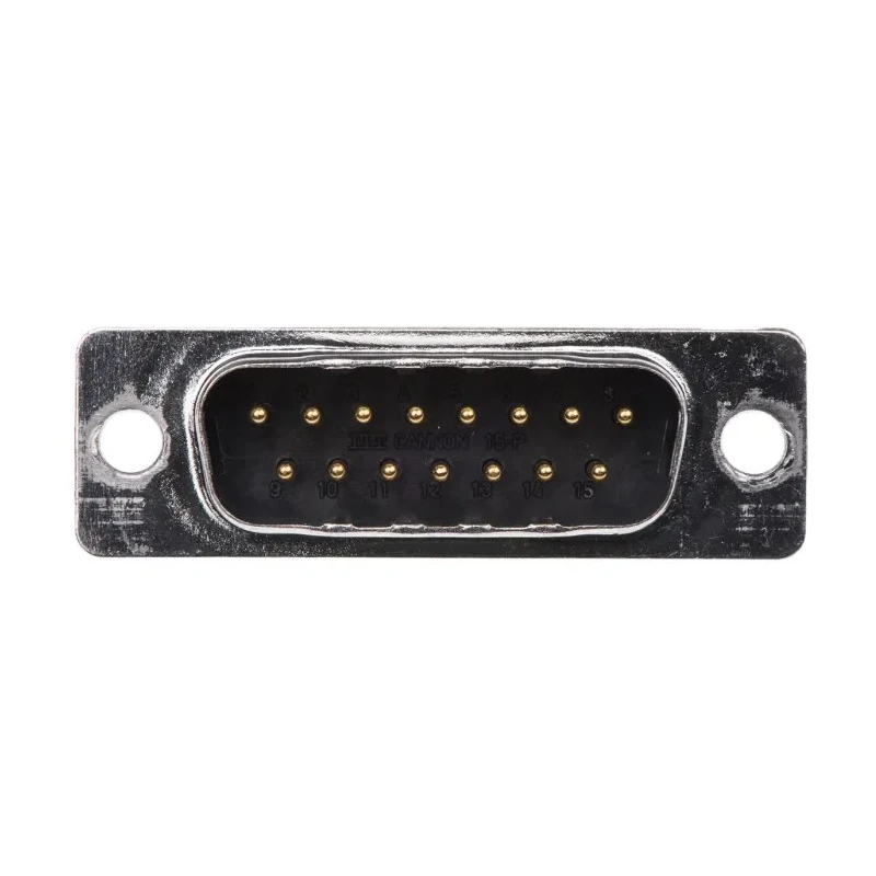 ITT Cannon ORIGINAL D 15 Way Straight Panel Mount D-Sub Connector Male 780V 5A 121073-2291 D