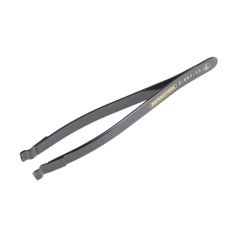 Bernstein 125mm Stainless Steel Sharp Pointed Triangular Slotted ESD Safe Tweezer 2-601-13