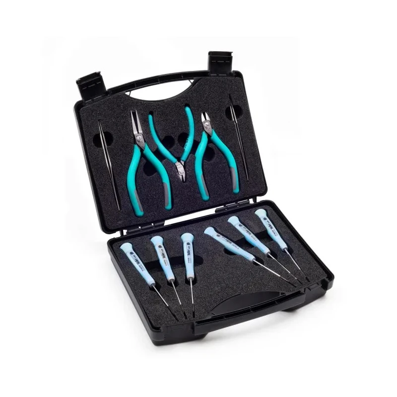 Weller Erem 11 Piece ESD Tool Kit with Electrostatic-Dissipative Case 3600KU