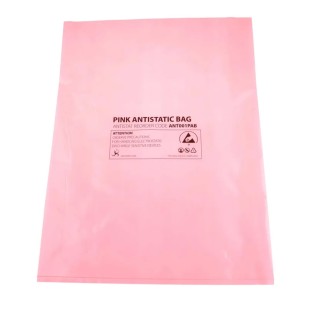 RS PRO Anti-Static Bag Pink Heat Seal 406mm(W) x 305mm, 100 Per Pack 287-7931