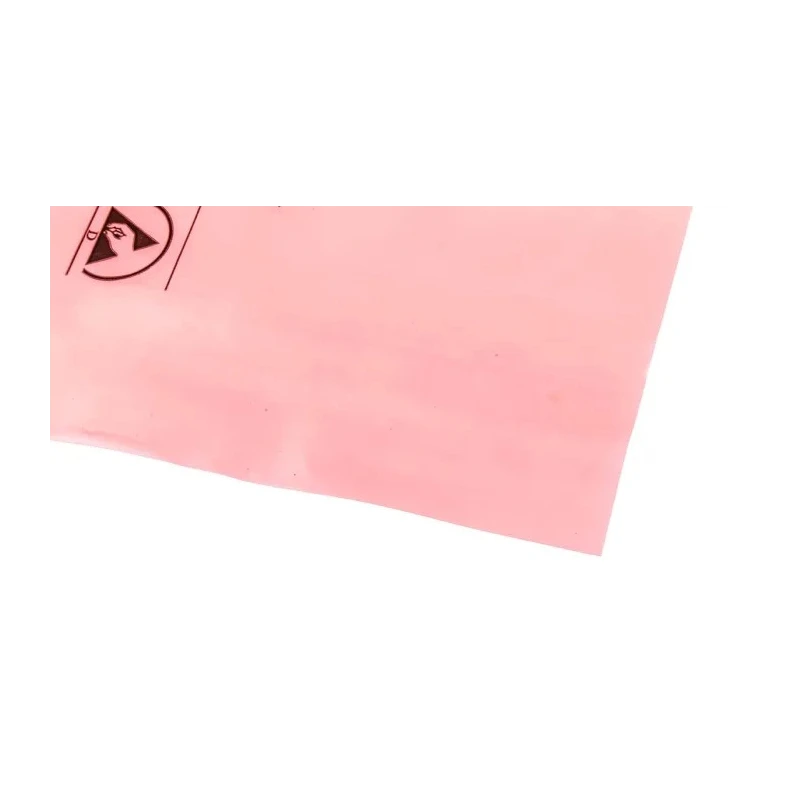 RS PRO Anti-Static Bag 205mm(W) x 305mm Pink Heat Seal 100 Per Pack 287-7903