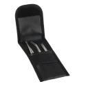 Bernstein Steel ESD Safe Tweezer Set 3 Piece, Anti-Magnetic, Anti-Acid, Solder Adhesion Resistant, Max Temp 1677°C 5-110