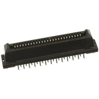 JAE TX24 Series Straight Through Hole PCB Socket 50-Contact 2 Row 1.25 mm Pitch 12A 500V 