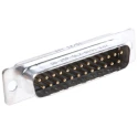ITT Cannon ORIGINAL D 25 Way Straight Through Hole D-Sub Connector, 5A, Steel Housing, Gold over Nickel Plating 121073-2202 D