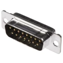 ITT Cannon ORIGINAL D 15 Way Straight Panel Mount D-Sub Connector Male 780V 5A 121073-2291 D